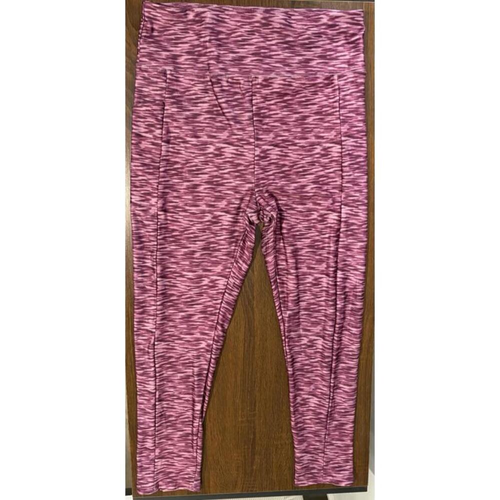 Zone Pro Women’s Leggings Size XL Pink Heather Side Pocket